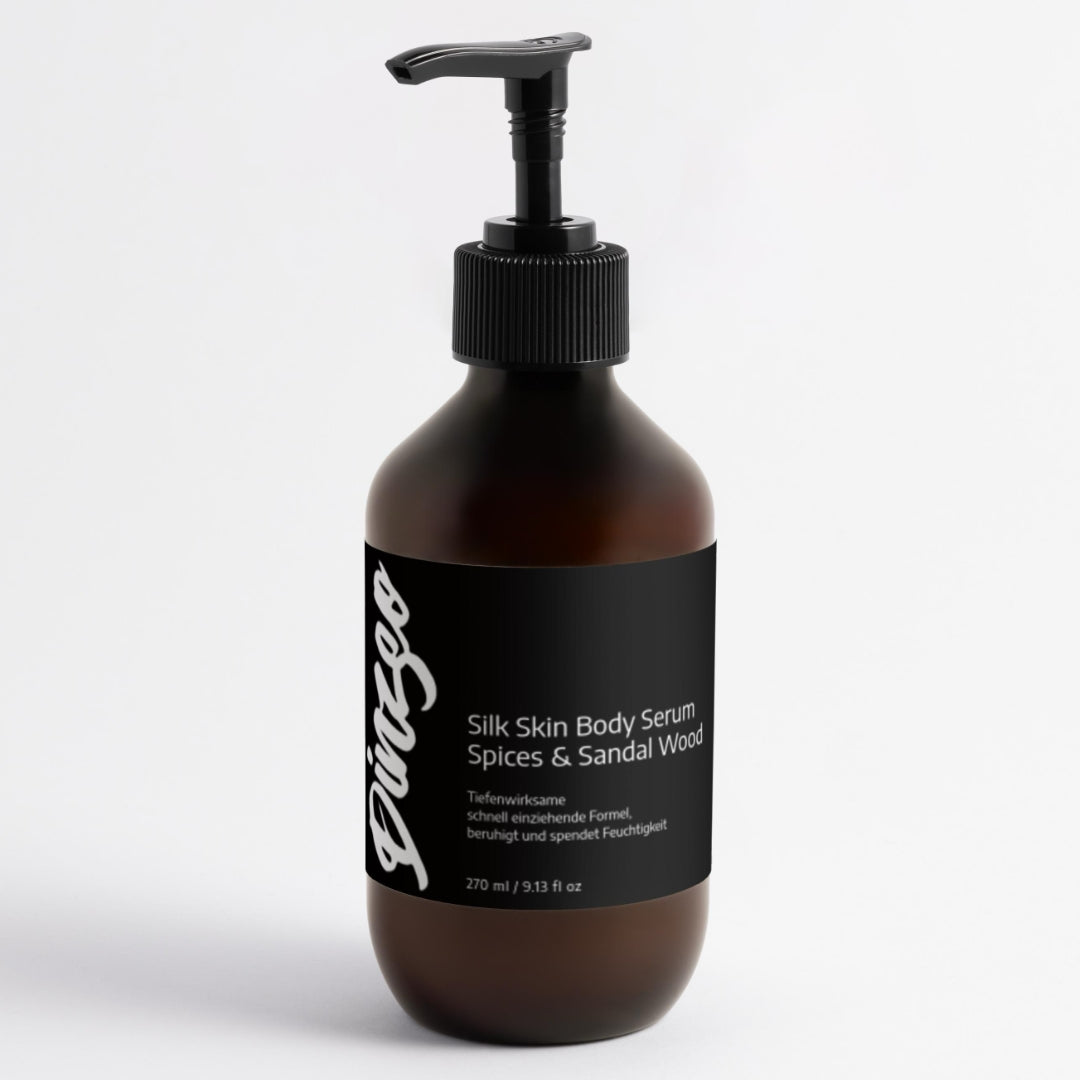 Dinzeo Silk Skin Body Serum Spices & Sandalwood, 270ml